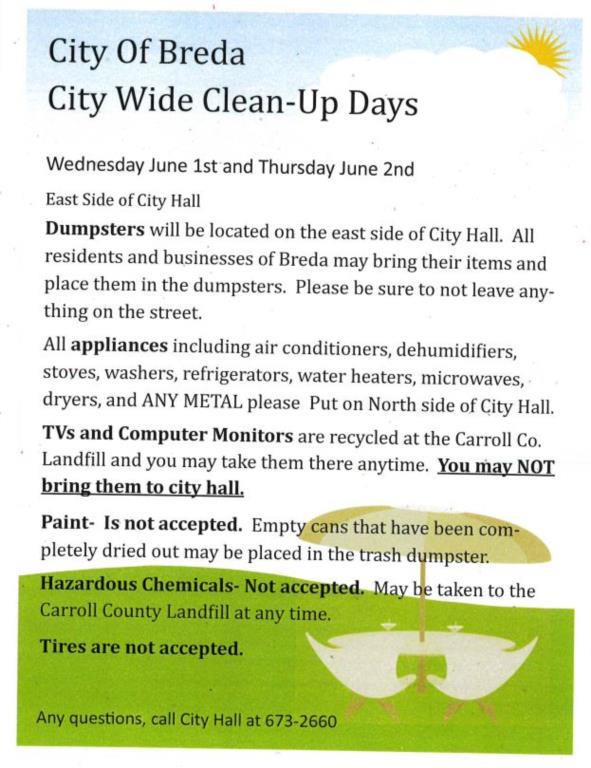 City Wide Cleanup Days